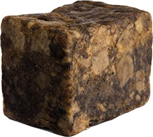 100% Raw Natural African Black Soap With Honey 3 Bars x 200g Bar Soap