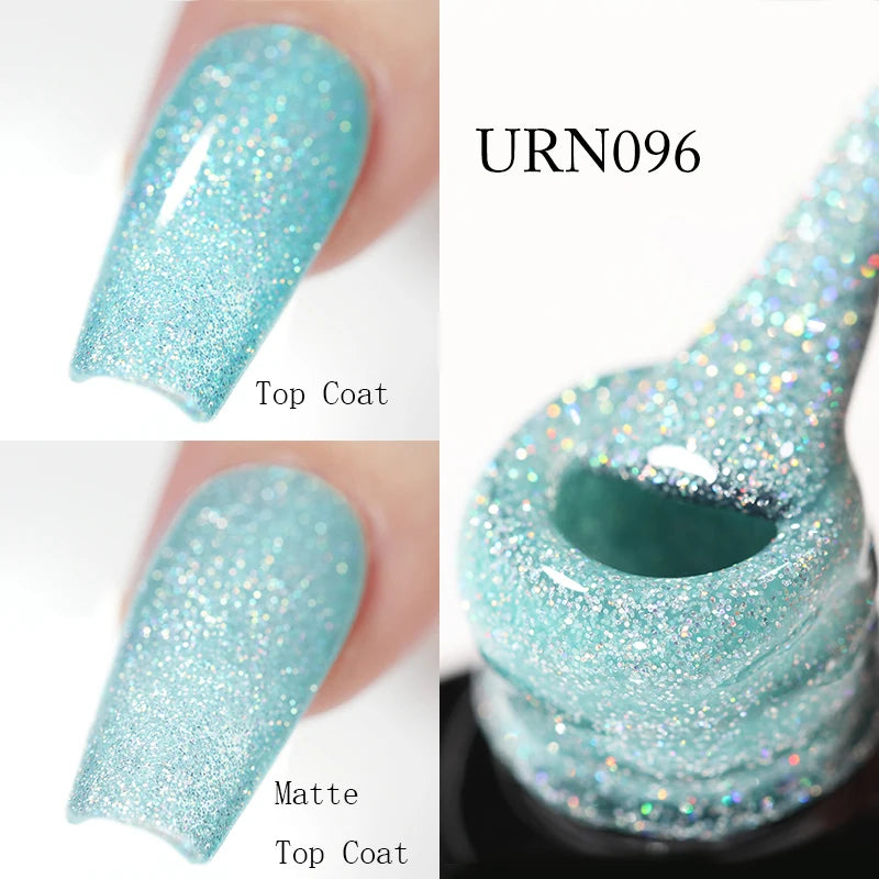 UR SUGAR 7.5ml Glitter Gel Nail Polish Sparkly Sequins UV LED Soak Off Varnish For Manicure Semi Permanent Nail Art Gel Polish