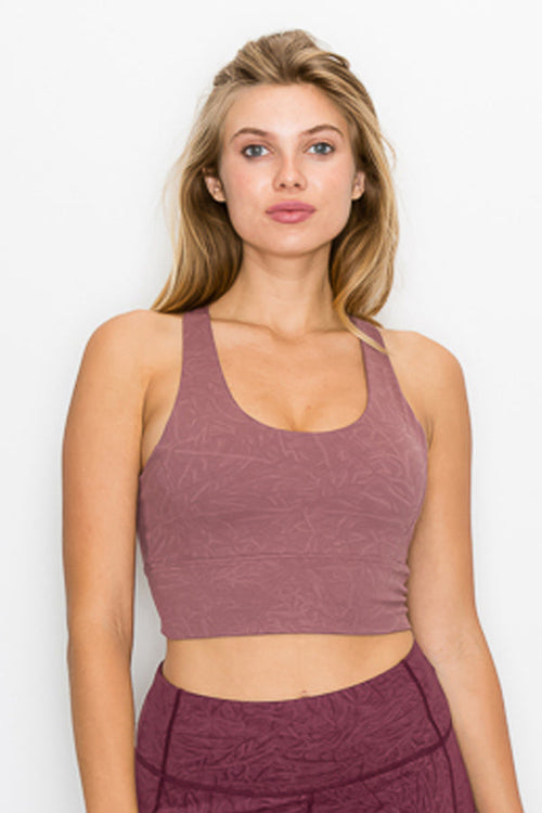 Hallow Race Back Crop Top