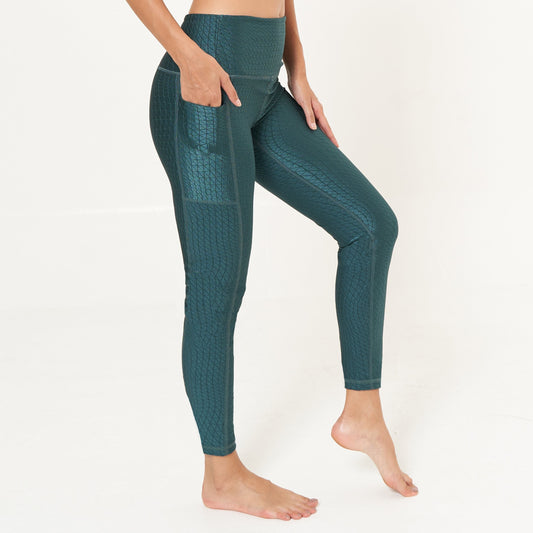 Hi-Rise Square Pocket Leggings - Tropicale